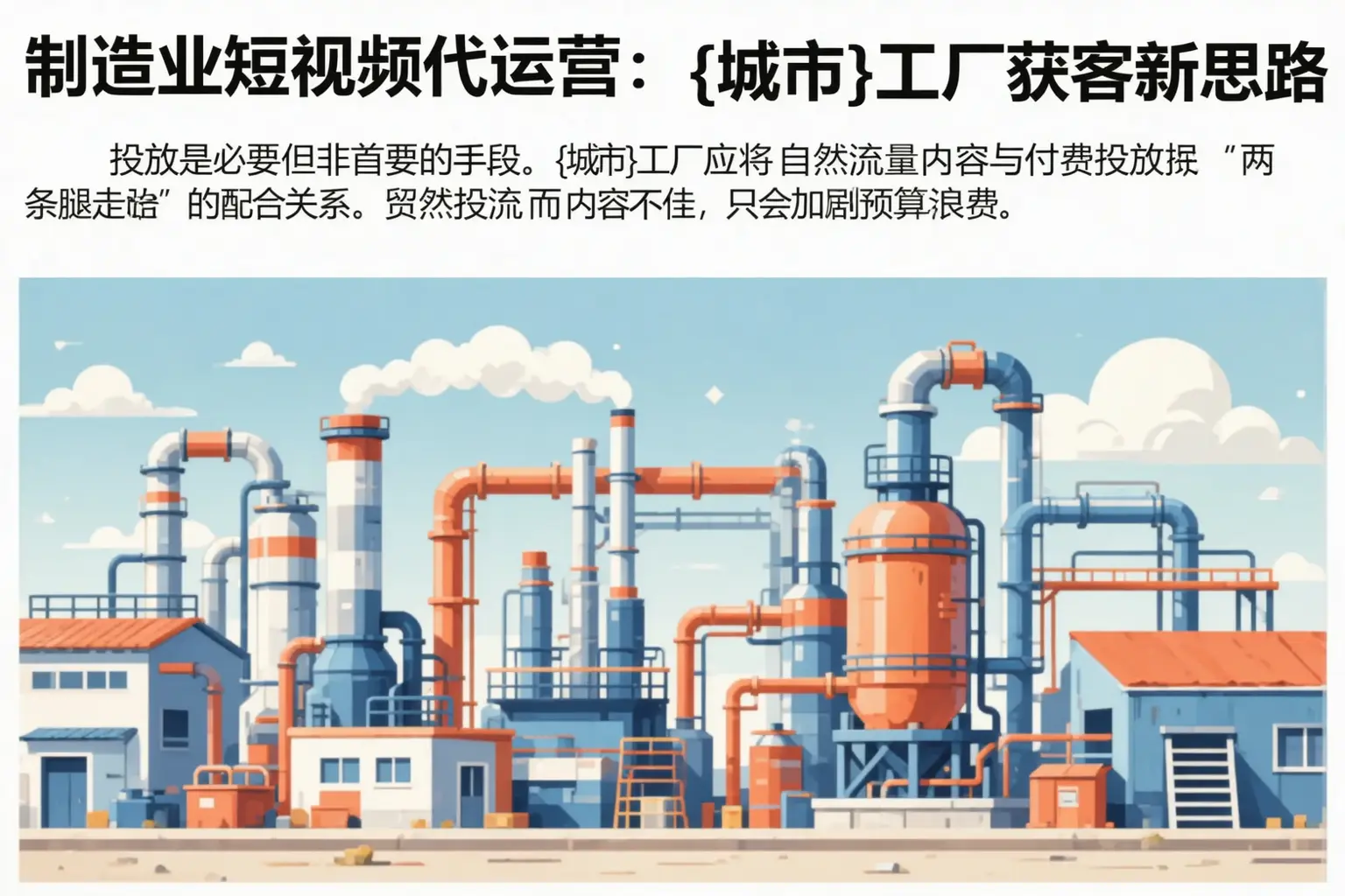 制造业短视频代运营：无锡工厂获客新思路